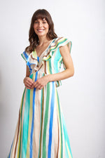 Cleo Dress in Gelato Stripe