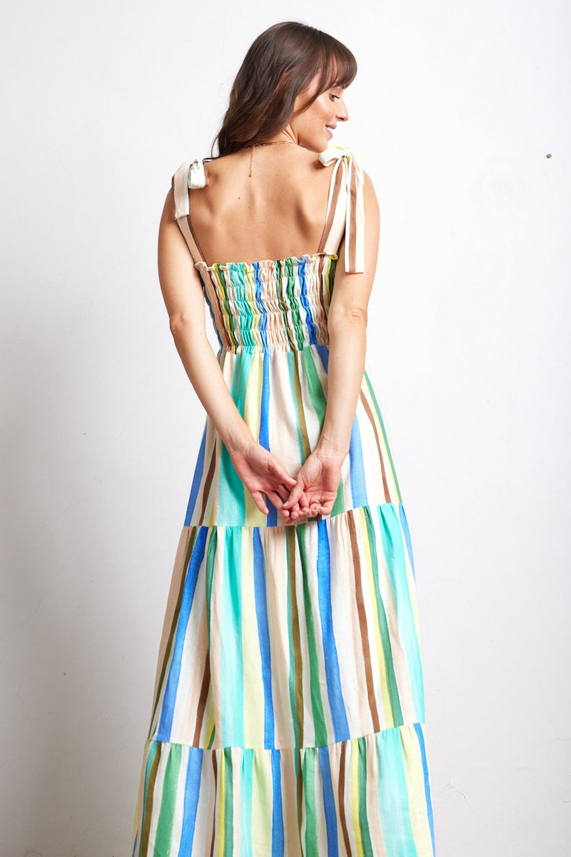 Stella Dress in Gelato Stripe