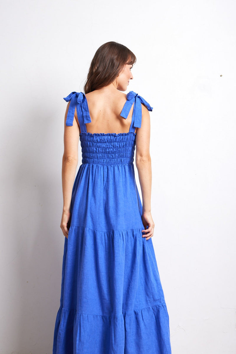 Stella Dress in Cobalt blue