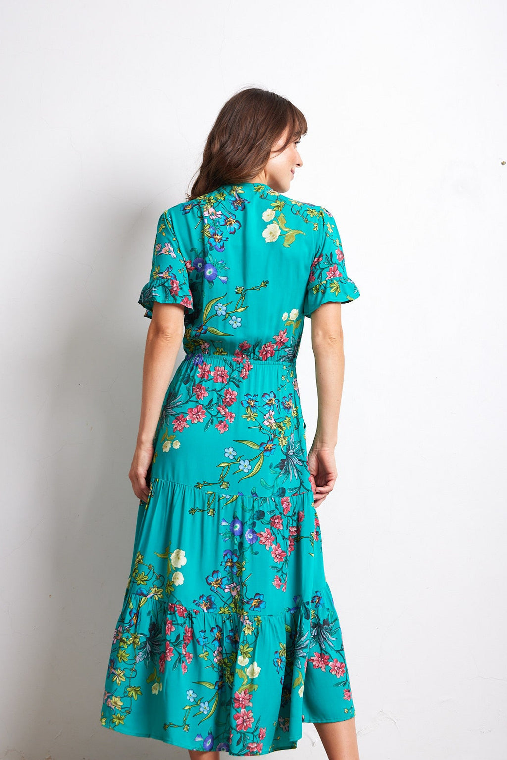 Zoe Maxi Dress Jade Bloom