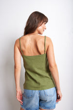 Halsey top in Olive