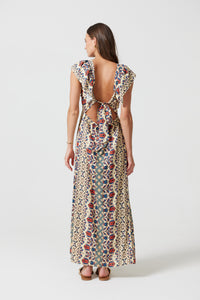 Cleo Dress in Mosaic print