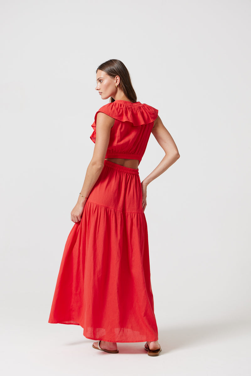 Vanessa Dress in Red