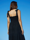 Stella Linen dress in Black