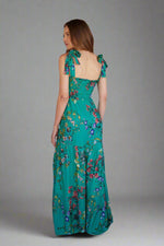 Stella Dress in Jade Bloom