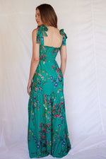 Stella Dress in Jade Bloom