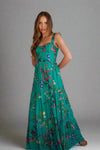 Stella Dress in Jade Bloom