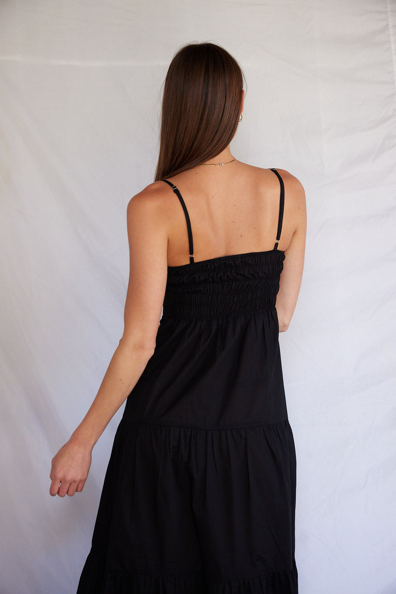 Alicia Sundress in Black