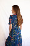 Sadie Maxi Dress in Navy Bloom