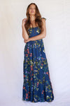 Stella Dress in Navy Bloom