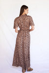 Sadie Maxi Dress in Animal blush