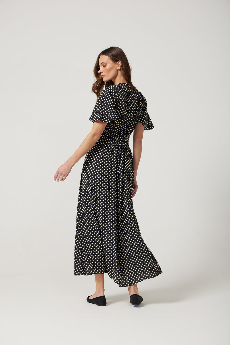 Sadie Maxi Dress in Spot