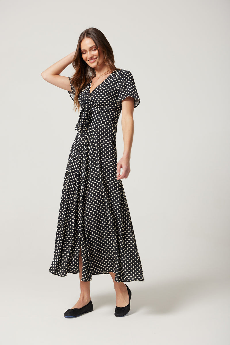 Chiara Midi Dress in spot