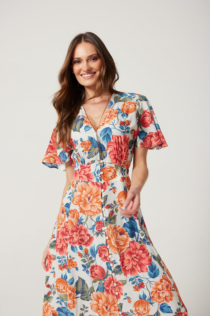 Sadie Maxi Dress in Camilla Print