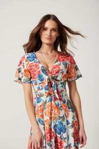 Chiara Midi Dress in Camilla Print