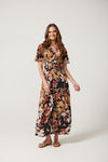 Sadie Maxi Dress in Oriental Floral