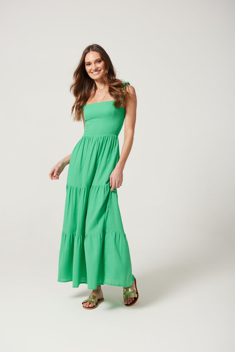 Avery Dress in Green