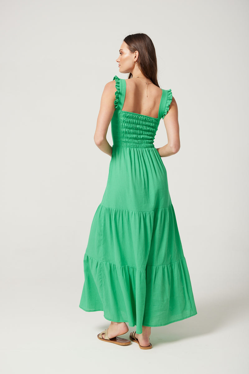 Avery Dress in Green