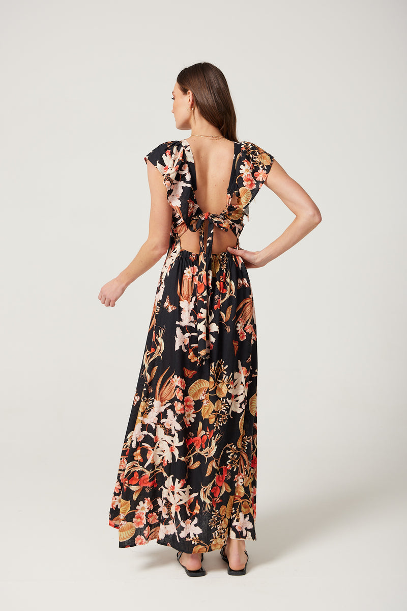 Cleo Dress in Oriental Floral