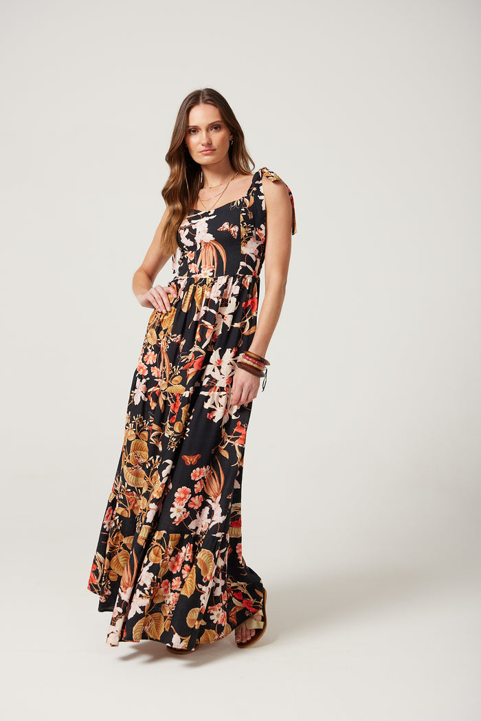 Stella Dress in Oriental Floral