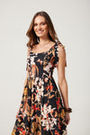 Stella Dress in Oriental Floral