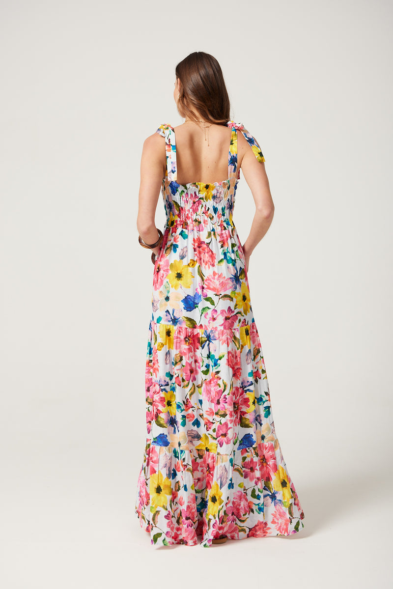 Stella Dress in Watercolour Floral