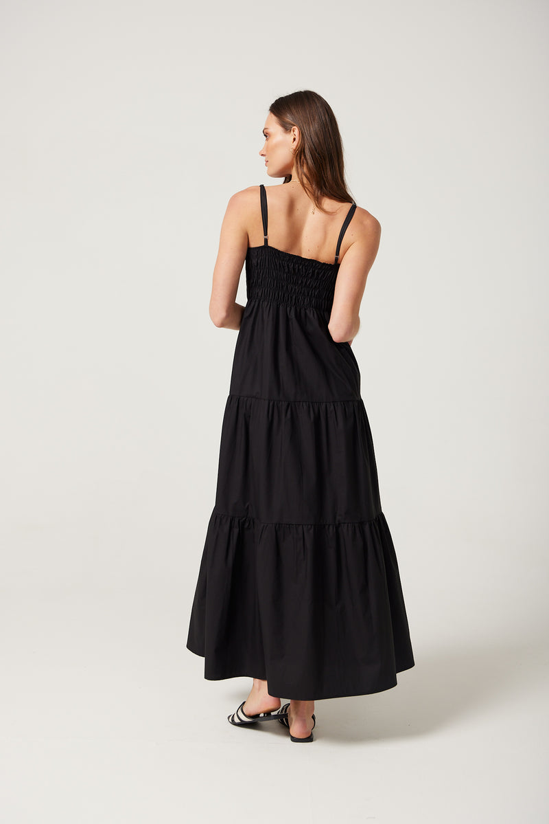 Alicia Sundress in Black