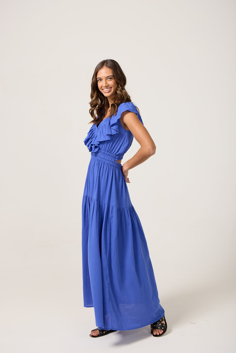 Vanessa Dress in Cobalt