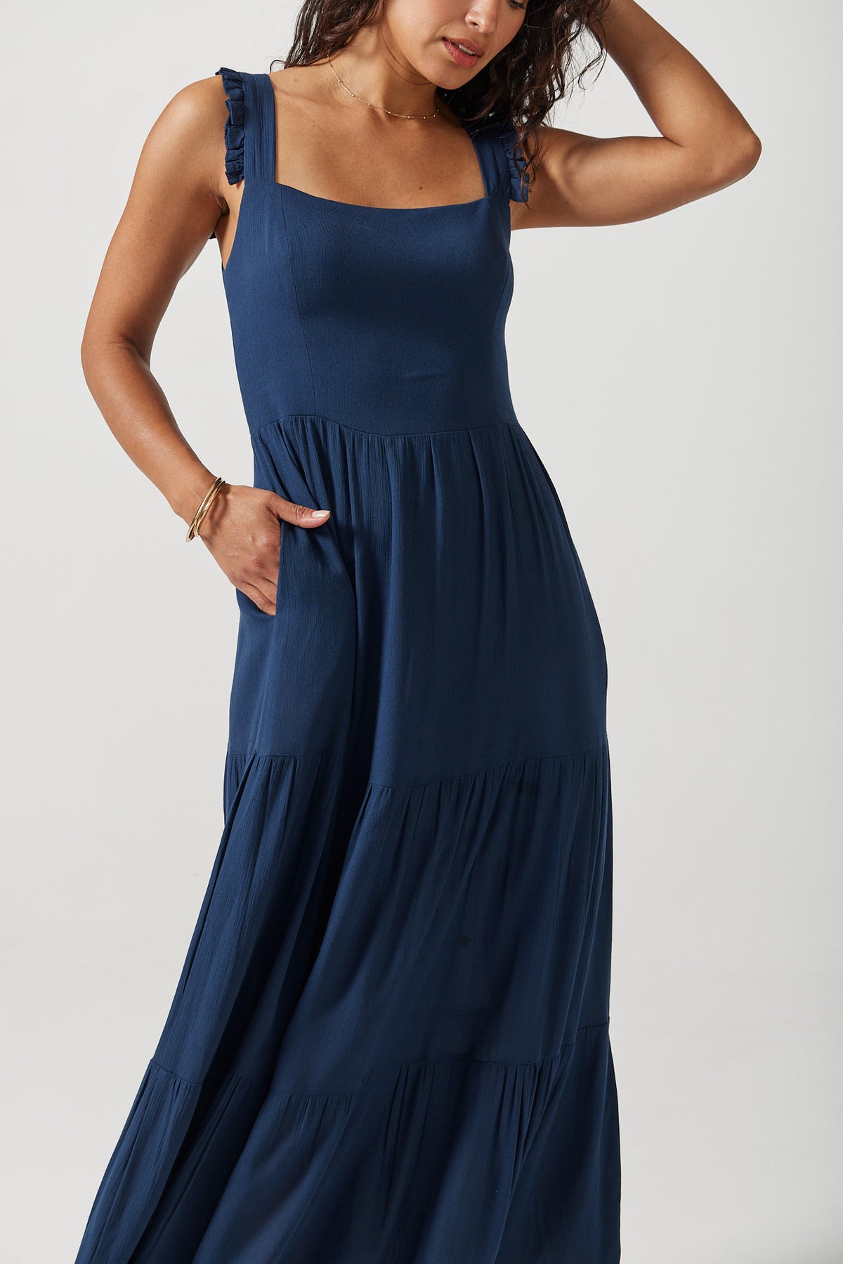 Avery Dress in Navy
