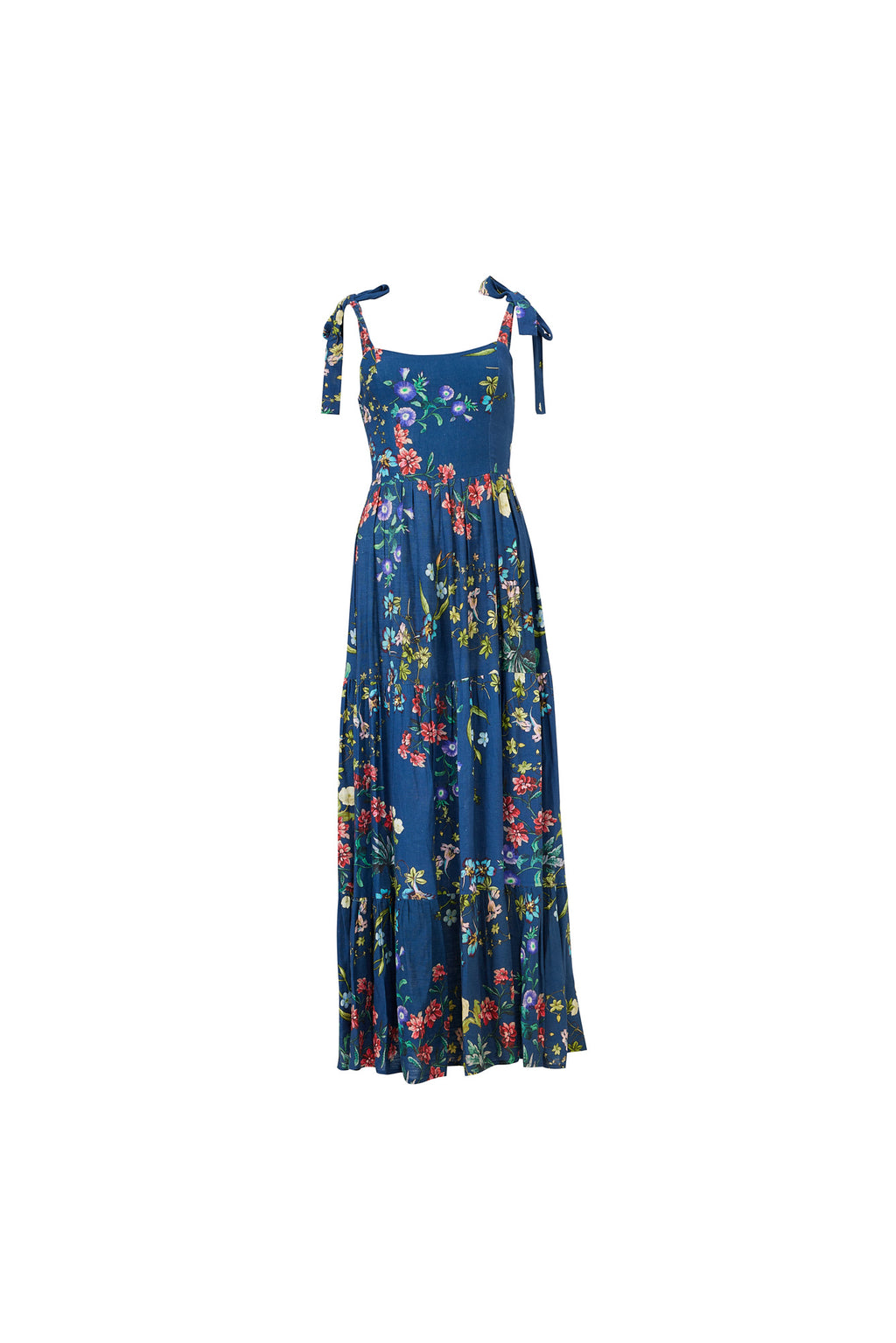 Stella Dress in Navy Bloom