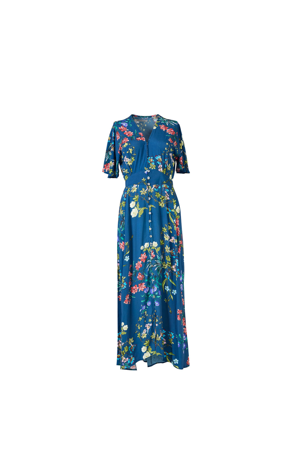 Sadie Maxi Dress in Navy Bloom