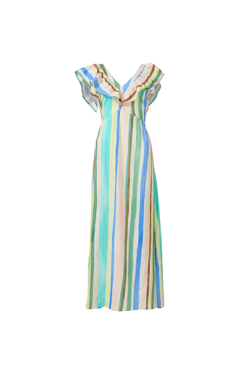 Cleo Dress in Gelato Stripe