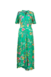 Sadie Maxi Dress Jade Bloom Print